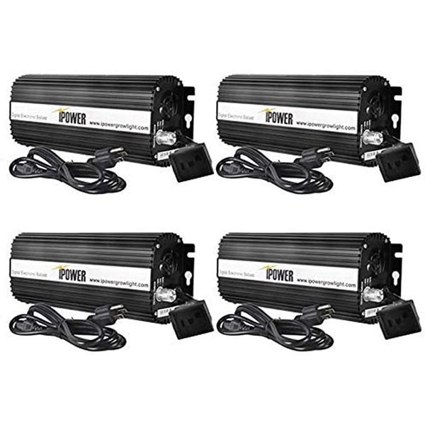 Ipower 1000w Digital Electronic Dimmable Ballast, 4-Pack, 4PK GLBLST1000DX4